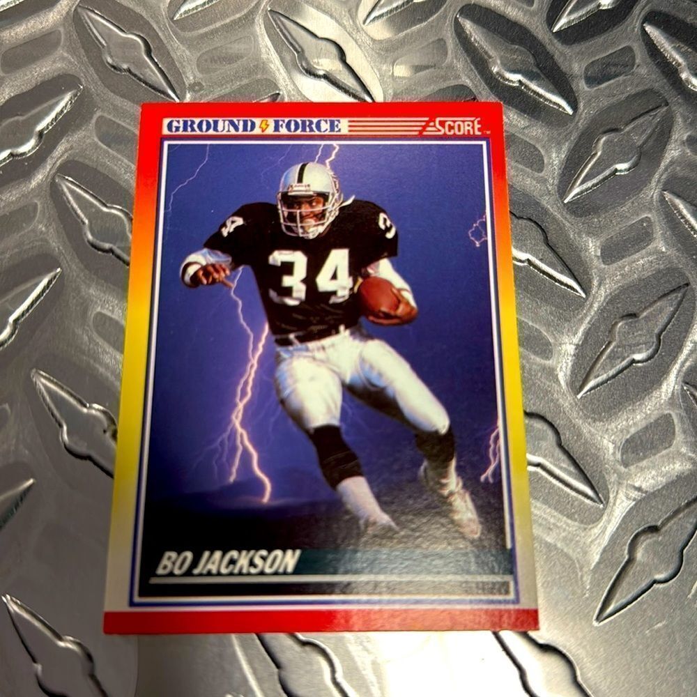 1990 SCORE GROUND FORCE BO JACKSON #330 mint cond rare